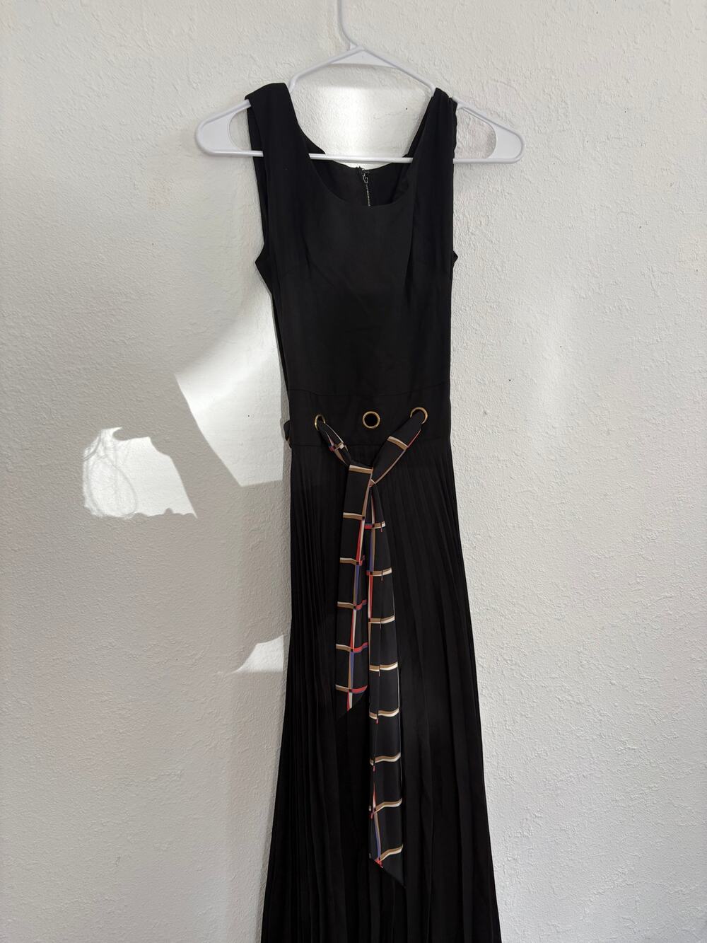 Vintage Mel Warshaw Black Pleated Palazzo Jumpsuit XS/S